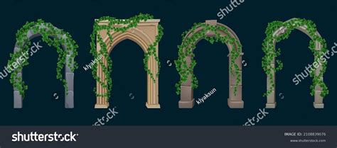 Stone Arch With Vines Over 115 Royalty Free Licensable Stock Vectors