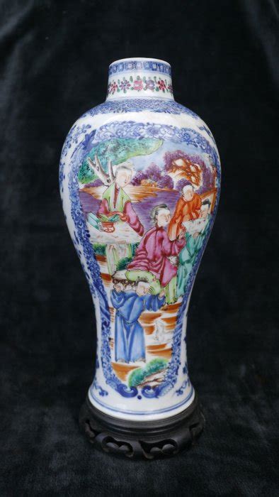 Vase Meiping Porcelain China Qing Dynasty Catawiki