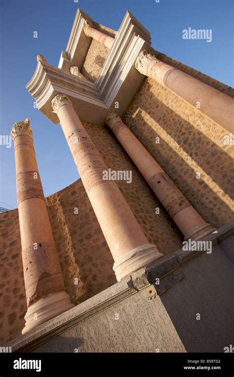 Teatro Romano De Cartagena Spain Stock Photo Alamy