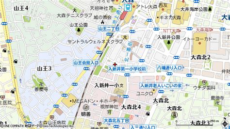 東京都大田区大森北1丁目33 4 地図（住所一覧から検索） ：マピオン