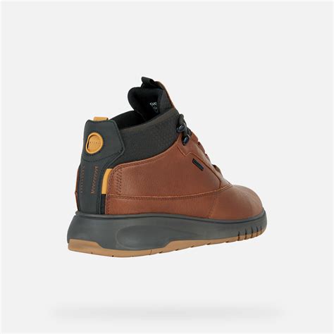 Geox Aerantis X B Abx Waterproof Shoes Cognac Man Geox