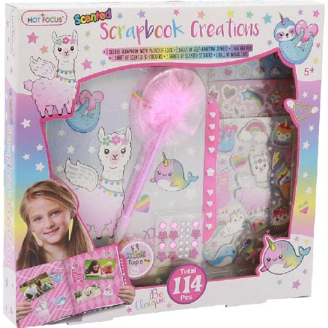 Hot Focus Magical Friends Scented Scrapbook Creations Stationery Set Jarir Bookstore KSA
