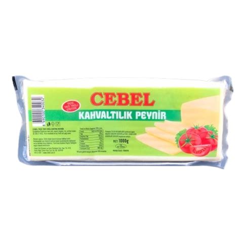 Cebel Tam Yağlı Kaşar Peyniri 1000 Gr