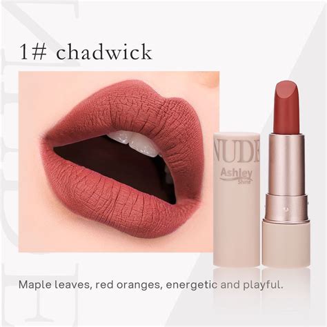 Ashley Shine 6 Colors Nude Lipstick 3 8g Waterproof Long Lasting Matte Lip Gloss Make Up AS2130