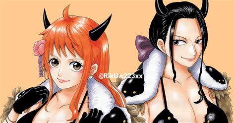 Onepiece 鬼ヶ島ナミロビ Rikuのイラスト Pixiv