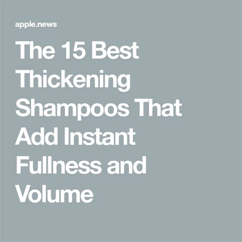 Best thickening shampoo – Artofit