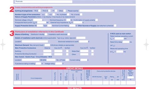 Electrical Minor Works Certificate Template Mandegar With Regard To