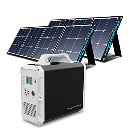 Poweroak Tragbares Kraftwerk Wh Im Solargenerator Vergleich