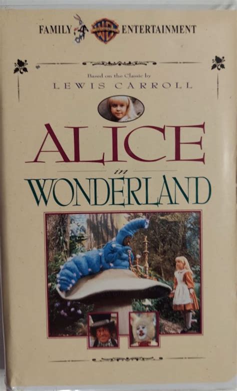 Vhs Rare Version Movie Alice In Wonderland From 1951 Etsy