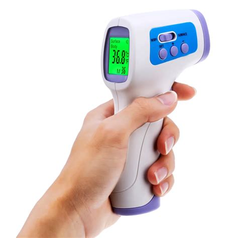pc infrared digital lcd thermometer temperature meter gun