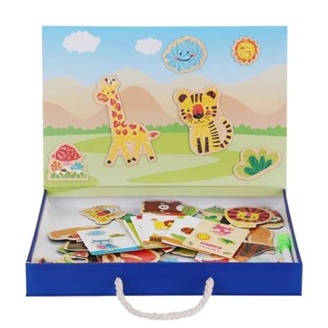 ACELIFE Puzzle Magnétique enfant Jouets Baby 96 Pièces puzzle Jouets