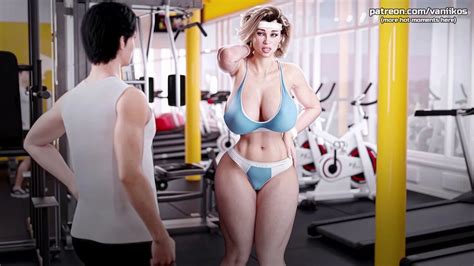 Tetona milf madrastra con un gran culo twerks para hijastro en gimnasio público apocalust v0