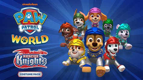 PAW Patrol World Rescue Knights Costume Pack For Nintendo Switch