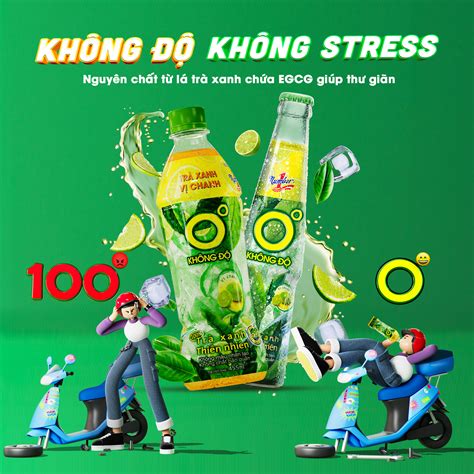Review Thùng 24 chai Trà xanh vị chanh Không Độ chai PET 455 ml