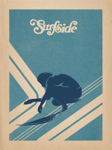 Retro Simplistic Surf poster | Surf poster, Vintage surf, Retro surf