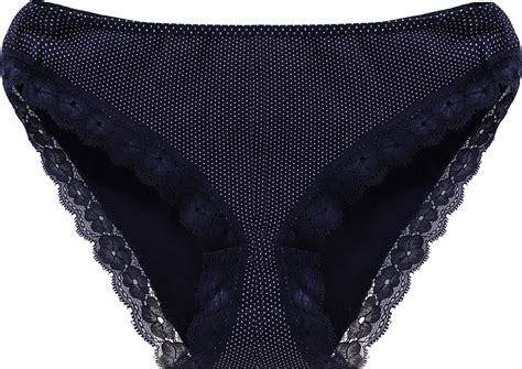 Moraj Lace Bikini Panties Figi Blue MAKEUP