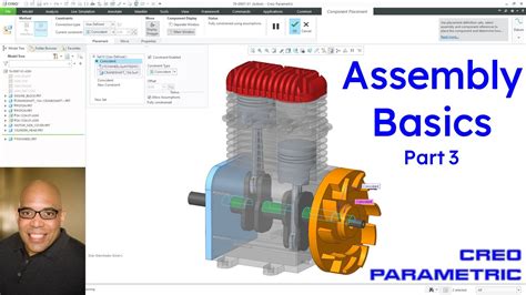 Creo Parametric Assembly Basics Part How To Create An Assembly