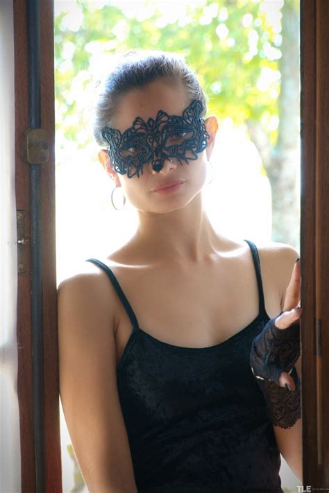 Kinky Solange Strips Sexy Lingerie And Masturbates Photos