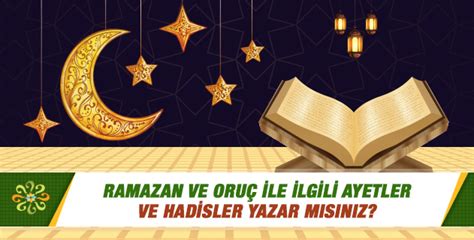 Ramazan Ve Oru Ile Ilgili Ayetler Ve Hadisler Yazar M S N Z