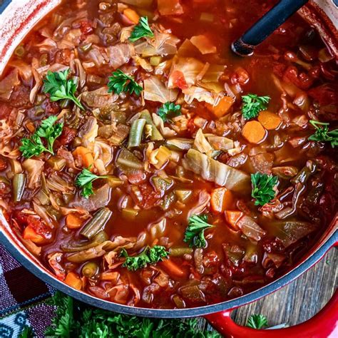 Weight-Loss Cabbage Soup - Yummy and fully