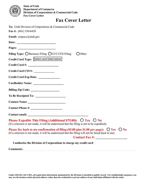 Sample Fax Cover Letter Templates At Allbusinesstemplates