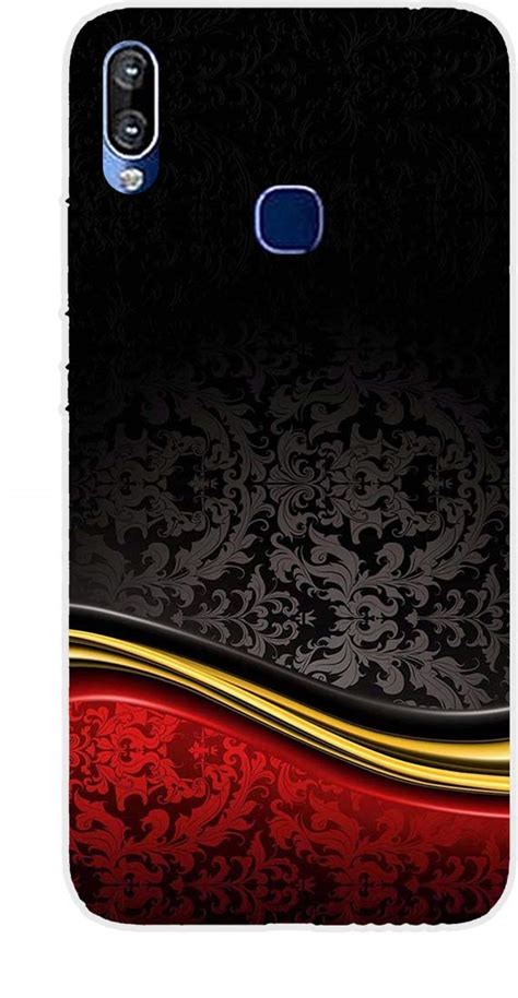 Smartnxt Designer Printed Soft Plastic Mobile Cover For Infinix Hot S X Pattern Red Black And