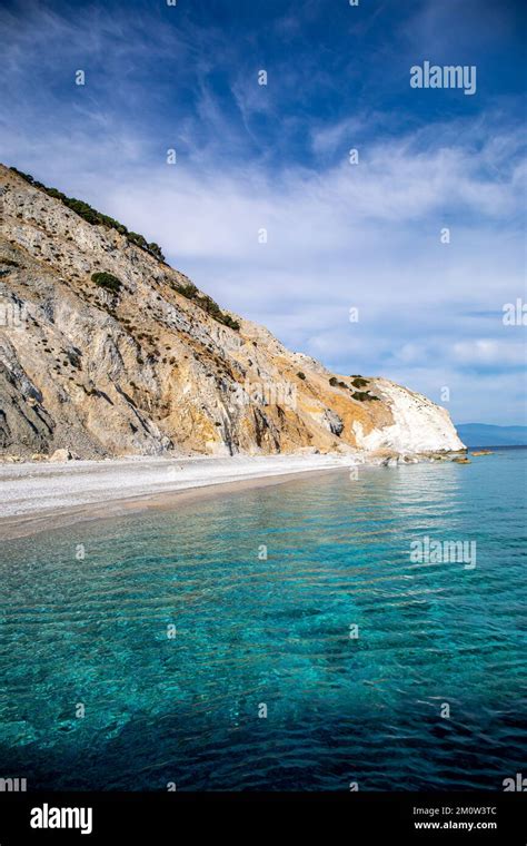 lalaria beach  skiathos island greece stock photo alamy