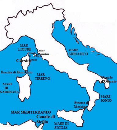 A Map Of Italy With The Major Cities And Rivers Labeled In Blue On