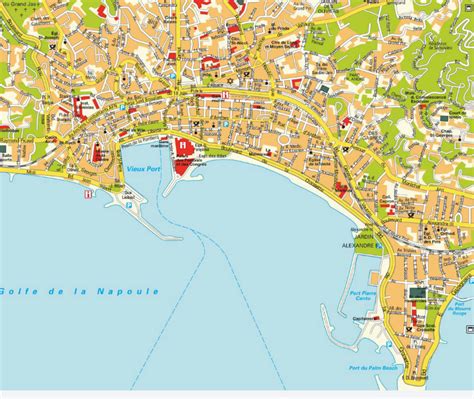 Cannes Map - France