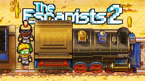 Escaping The Wild West Prison Train The Escapists 2 Gameplay Youtube