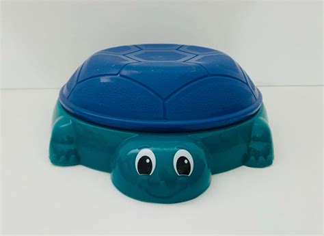 Vintage Rubbermaid Divided Turtle Kids Plate With Bowl Lid Sandbox