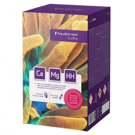 Тесты для воды Aquaforest Test Pro Pack Ca Mg KH для морского аквариума