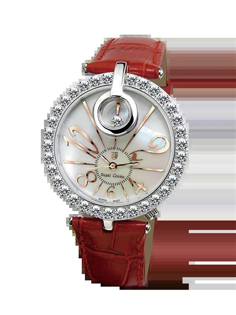 Royal Crown Jewelry Watch 3850 Italy brand Diamond Japan MIYOTA ...