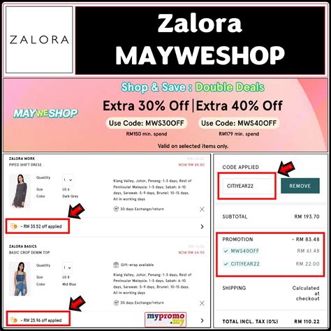 Zalora MayWEShop Sale Mypromo My