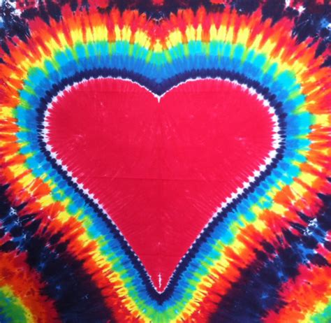 Rainbow Heart Tapestry Tapestry Tapestry Groovy Blueberry