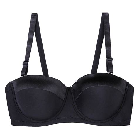 [46% OFF] Half Cup Plus Size Strapless Multiway Bra | Rosegal