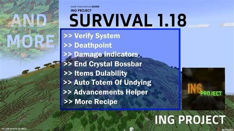 Survival 1 18 Minecraft Data Pack