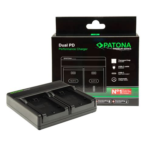 Patona Premium Dual Pd Charger For Olympus Li B Db L A Usb C Input