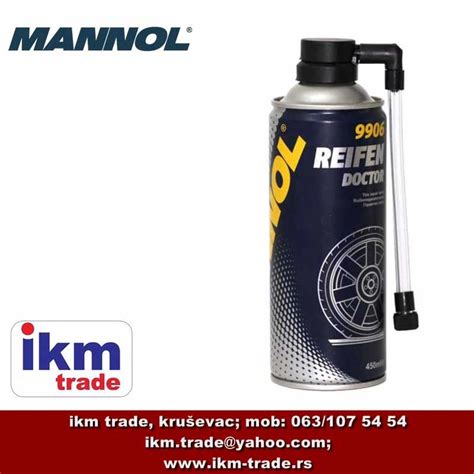 Mannol sprej za brzo pumpanje guma 450ml (Reifen Doctor) - IKM Trade