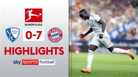 Sadio Mane scores twice as Bayern thrash Bochum | Video | Watch TV Show ...