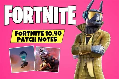 Fortnite Patch Notes