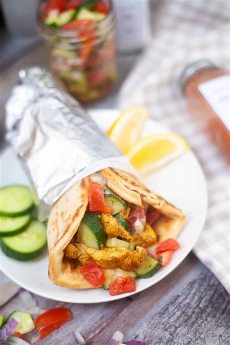 Air Fryer Chicken Shawarma Wraps | All Ways Delicious