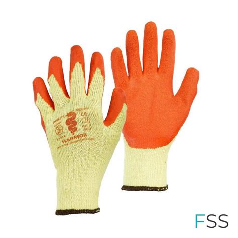 Orange Grip Gloves Foster Site Supplies