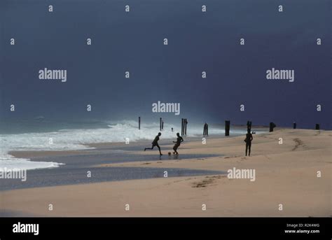 soccer training on the beach Stock Photo - Alamy