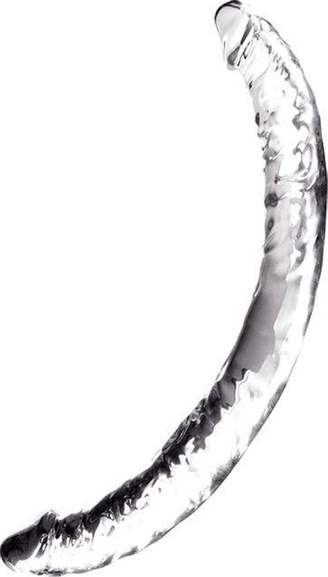 Transparante Dubbele Dildo Twin Cobra Bol