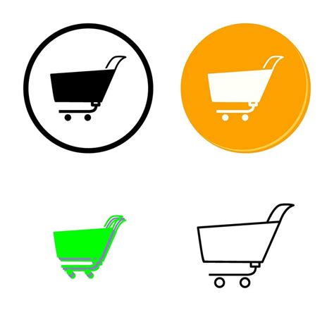 Unique Shopping Cart Vector Icon 34473426 Vector Art At Vecteezy