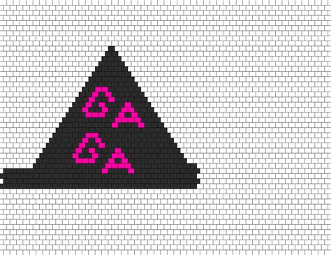 Lady GaGa Bikini Right Side Bead Pattern Peyote Bead Patterns Misc Bead Patterns