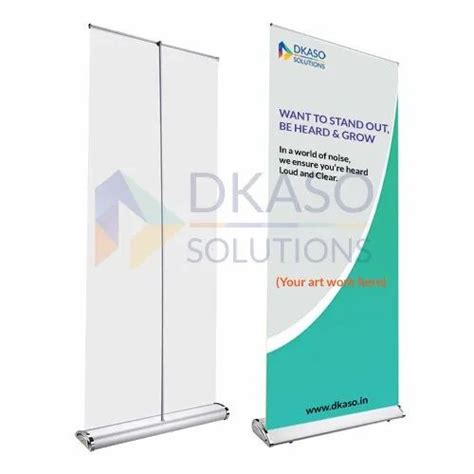 Foldable Retractable Aluminium Retractable Roll Up Banner Stands For