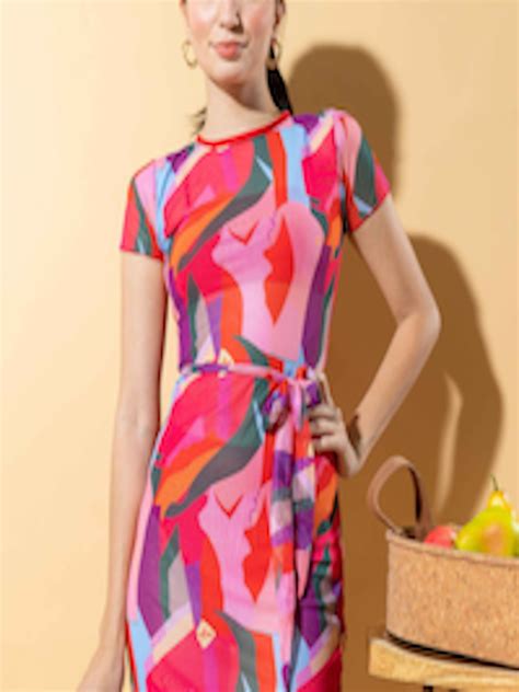 Buy Stylecast X Hersheinbox Bikini Set With Printed Swimwear Cover Up Dress Swimwear For Women