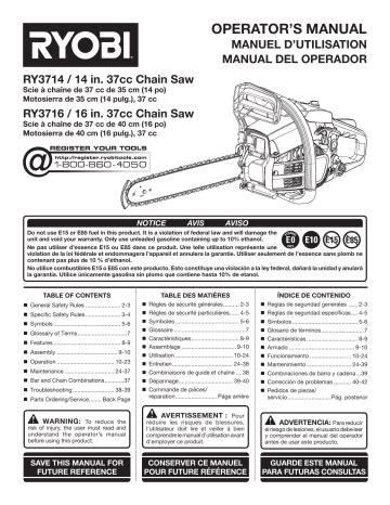 Ryobi Ry Owner Manual Manualzz